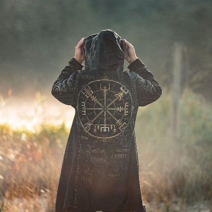 Cloak XS / Beige Sherpa Vegvisir Cloak 502-CLOAK_XS_VEGVISIR2