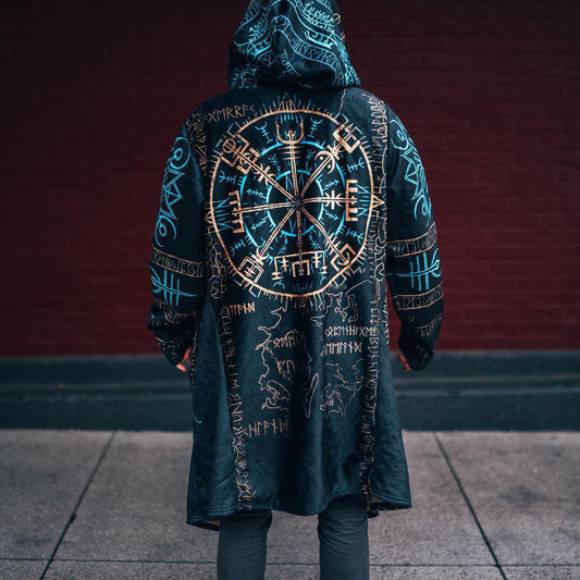 Cloak XS / Beige Sherpa Vegvisir Cloak - Limited 502-CLOAK_XS_VEGVISIR1