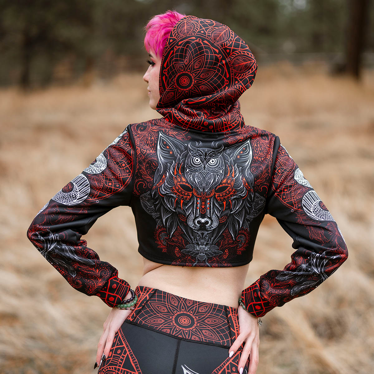 Crop Hoodie Alpha Crop Hoodie