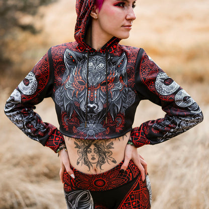 Crop Hoodie Alpha Crop Hoodie