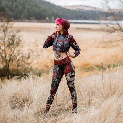 Crop Hoodie Alpha Crop Hoodie