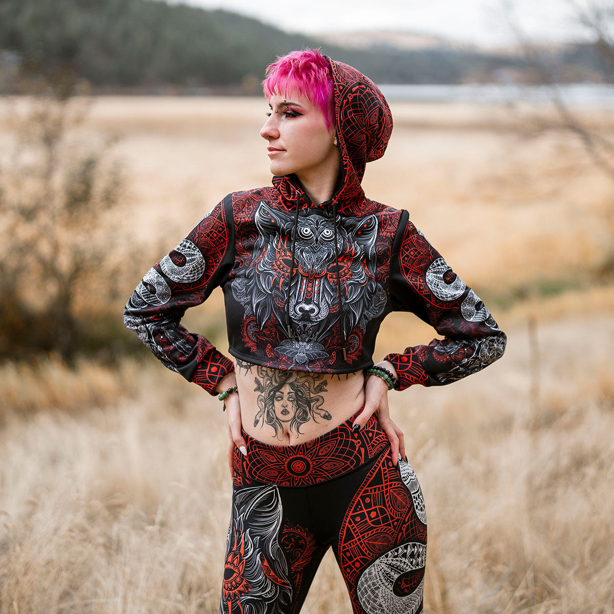 Crop Hoodie Alpha Crop Hoodie
