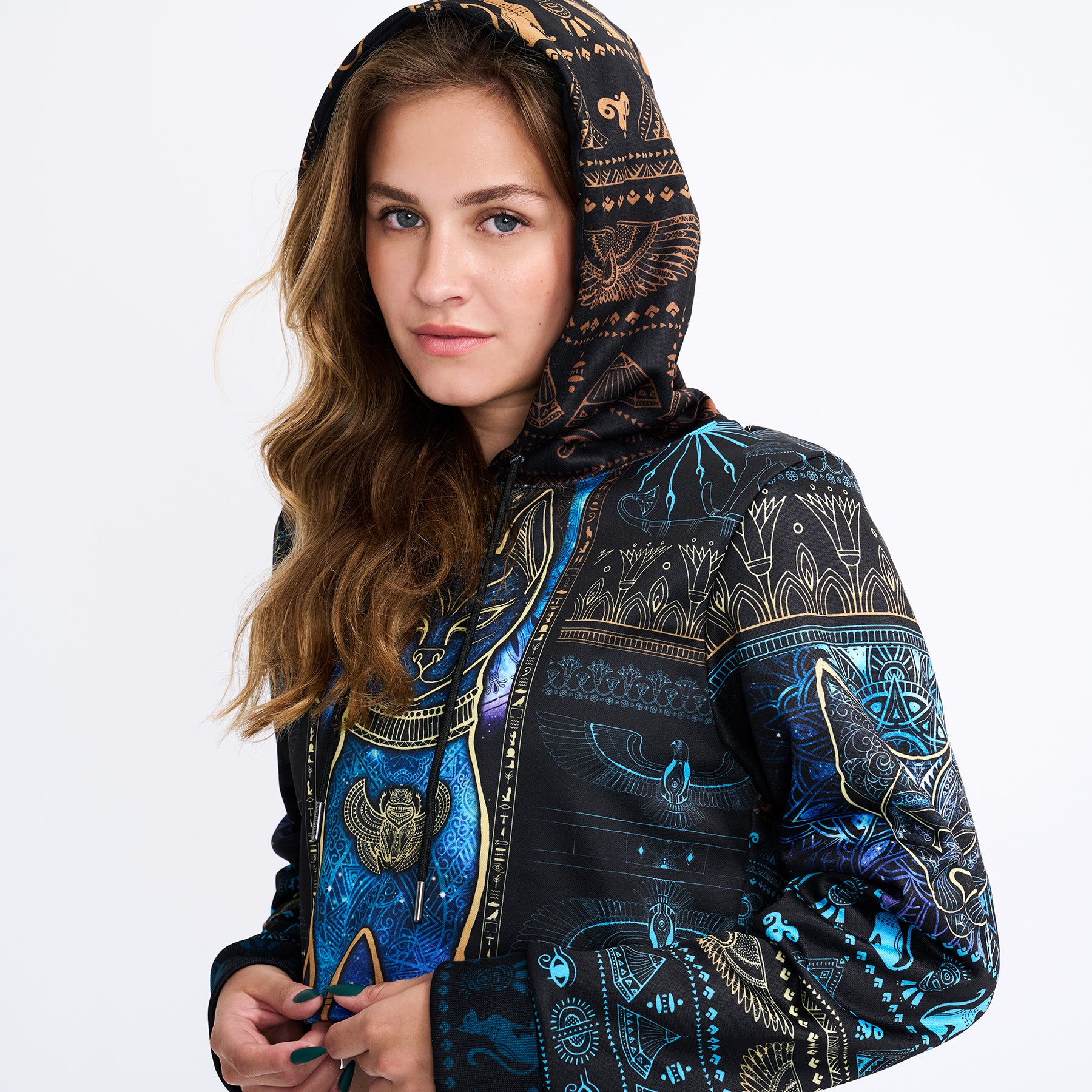 Crop Hoodie Bastet Crop Hoodie