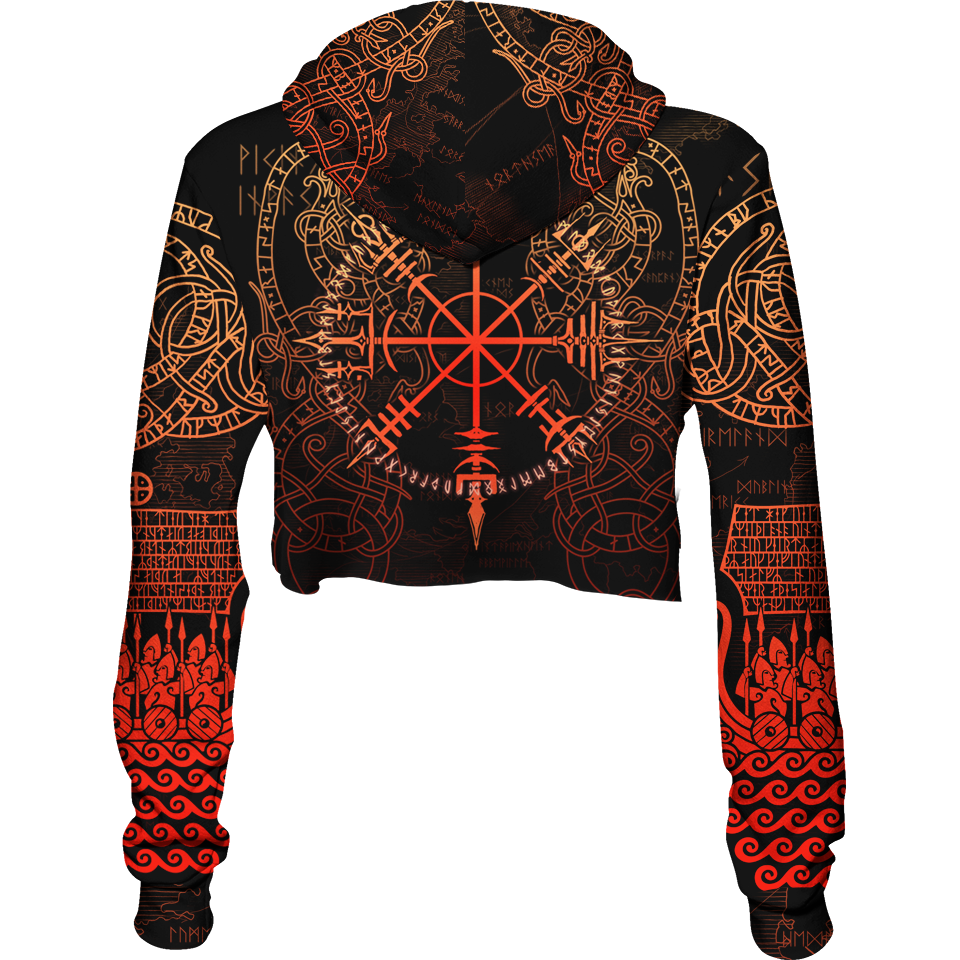 Crop Hoodie Drakkar Crop Hoodie