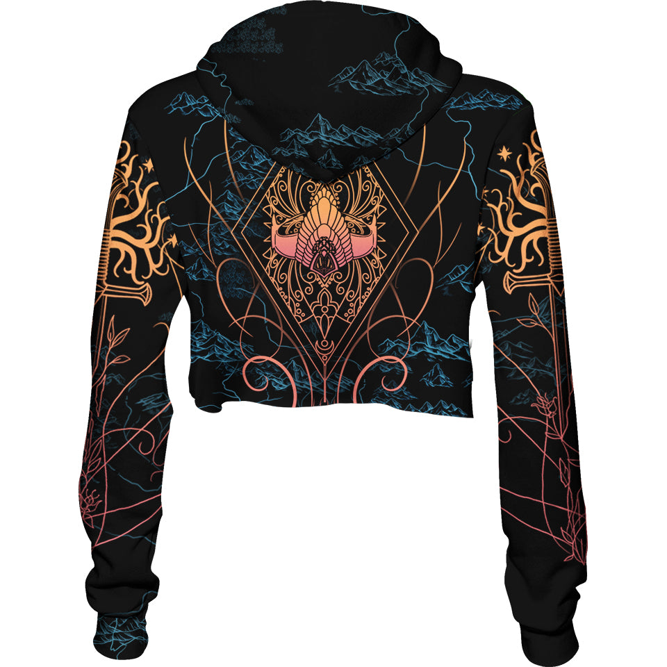 Crop Hoodie Elven Crop Hoodie