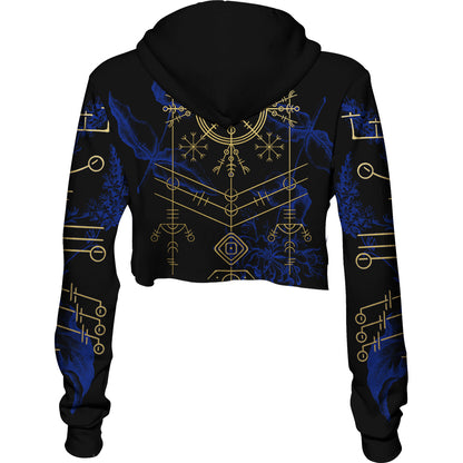 Crop Hoodie Hulinhjalmur Crop Hoodie
