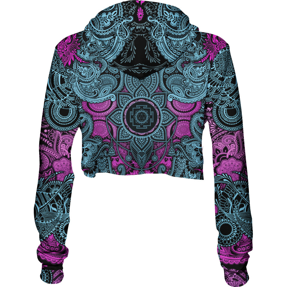 Crop Hoodie Kali Crop Hoodie - Lotus Edition