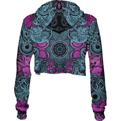 Crop Hoodie Kali Crop Hoodie - Lotus Edition