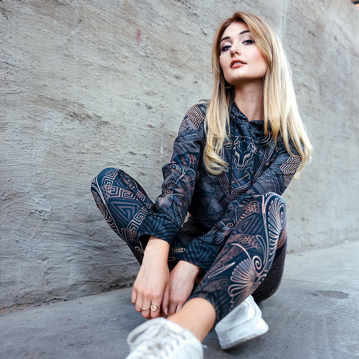 Crop Hoodie Labyrinth Crop Hoodie