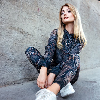 Crop Hoodie Labyrinth Crop Hoodie