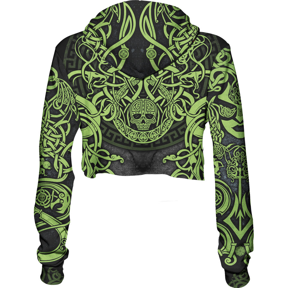 Crop Hoodie Medusa Crop Hoodie - Snake Edition