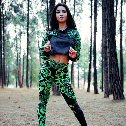 Crop Hoodie Medusa Crop Hoodie - Snake Edition