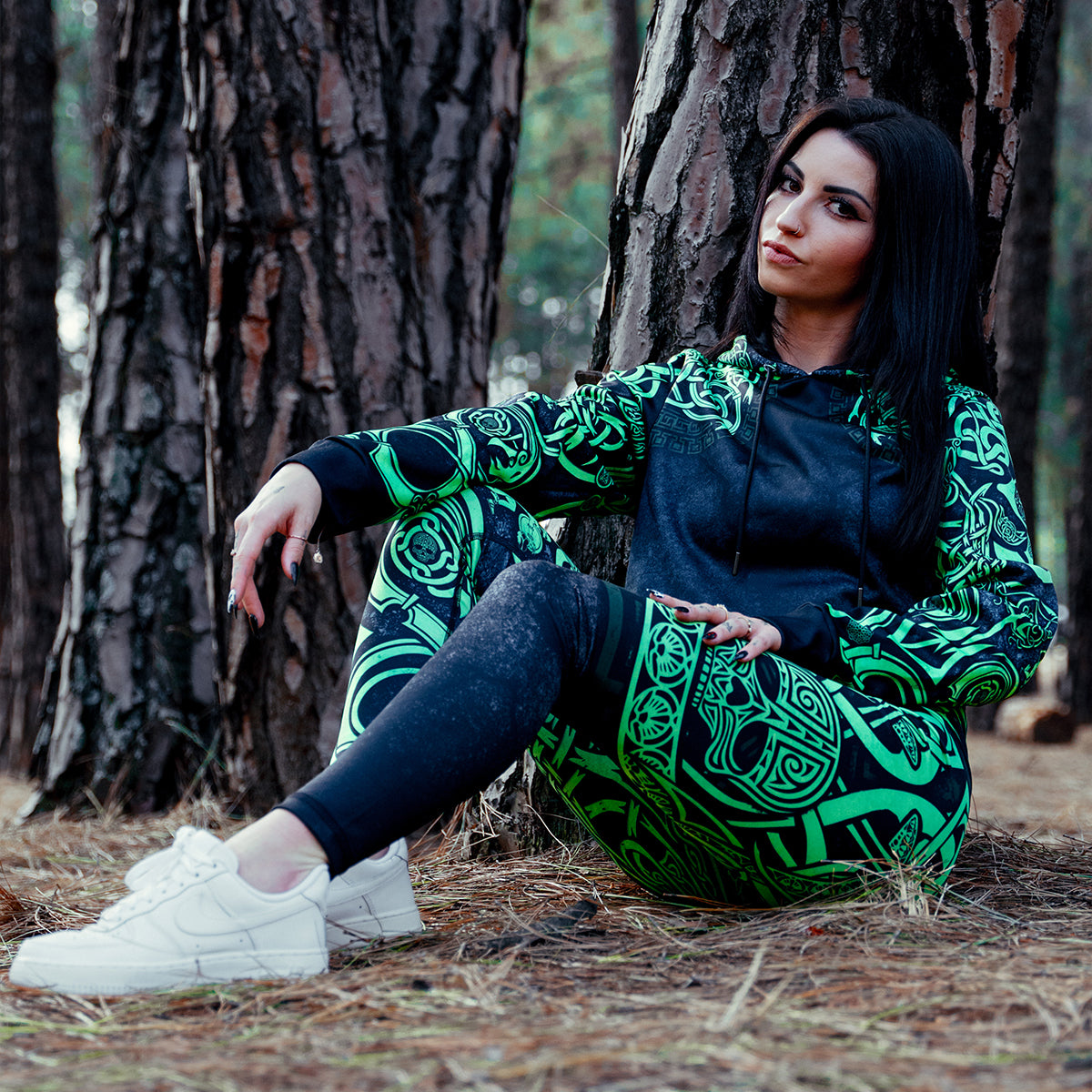 Crop Hoodie Medusa Crop Hoodie - Snake Edition