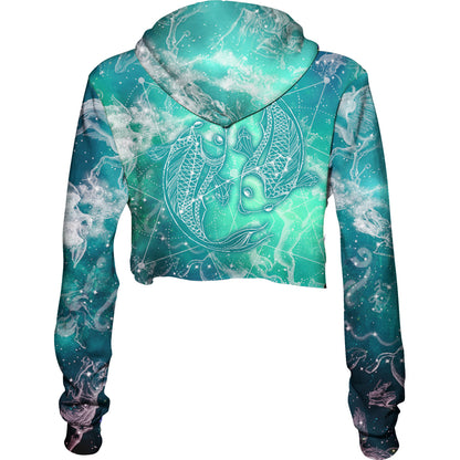 Crop Hoodie Pisces Crop Hoodie