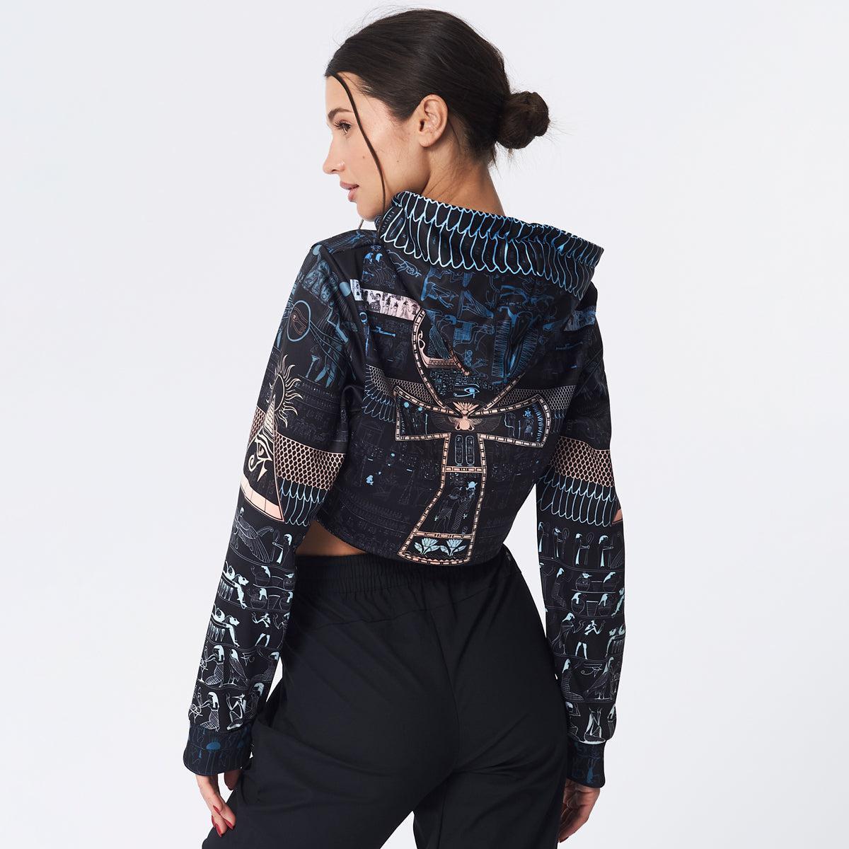 Crop Hoodie Queen Aset Crop Hoodie