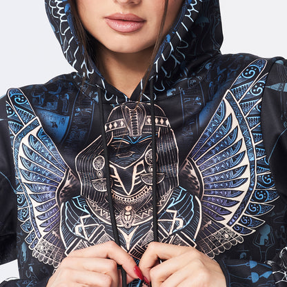 Crop Hoodie Queen Aset Crop Hoodie