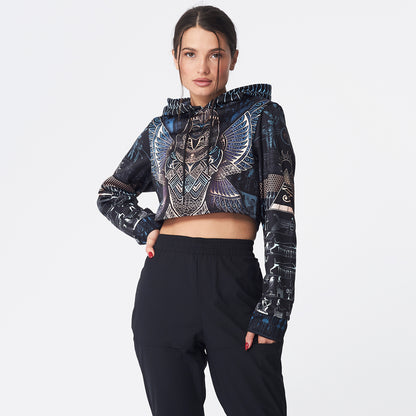 Crop Hoodie Queen Aset Crop Hoodie