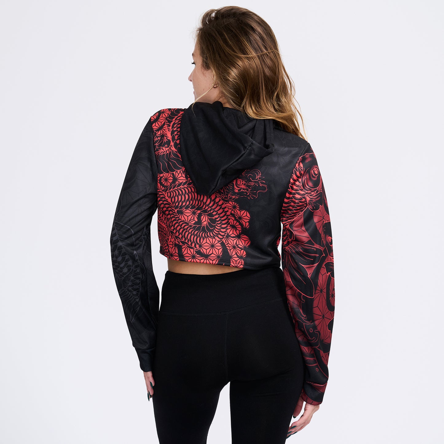 Crop Hoodie Ryu Crop Hoodie - Aka Edition