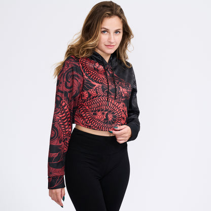 Crop Hoodie Ryu Crop Hoodie - Aka Edition