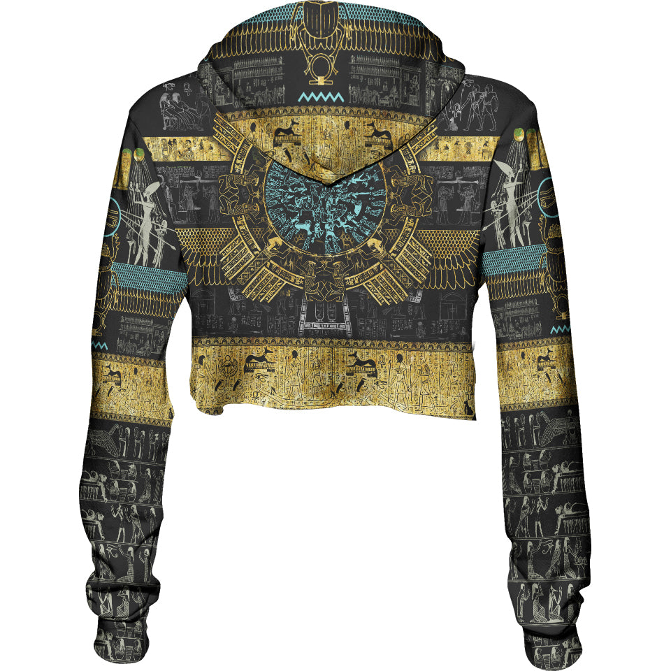 Crop Hoodie Sekhmet Crop Hoodie