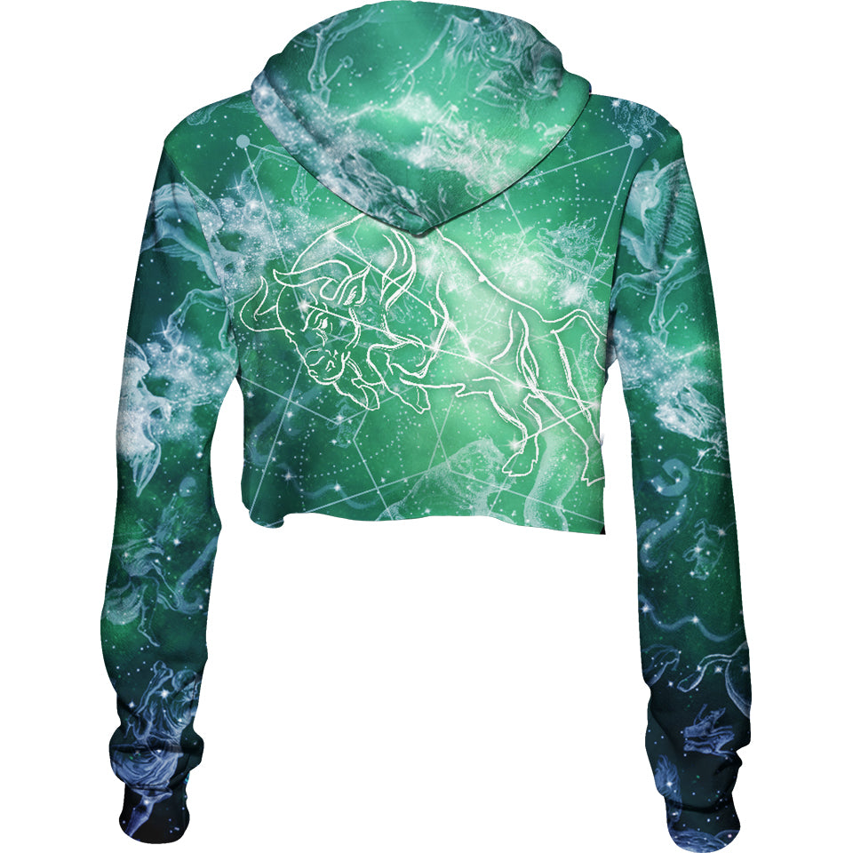 Crop Hoodie Taurus Crop Hoodie