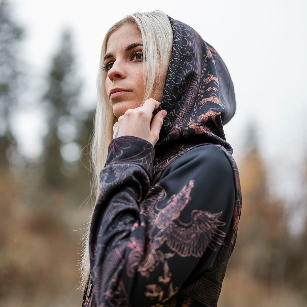 Crop Hoodie The Phoenix Crop Hoodie