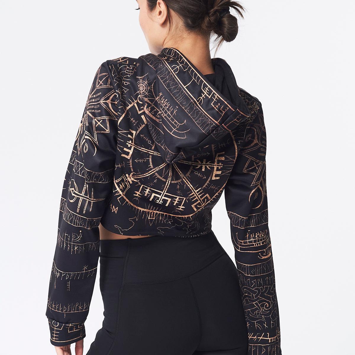Crop Hoodie Vegvisir Crop Hoodie