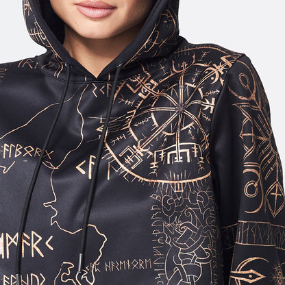 Crop Hoodie Vegvisir Crop Hoodie