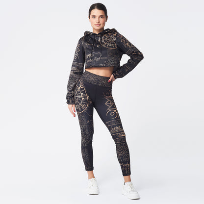 Crop Hoodie Vegvisir Crop Hoodie