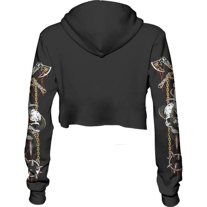 Crop Hoodie Warrior Crop Hoodie