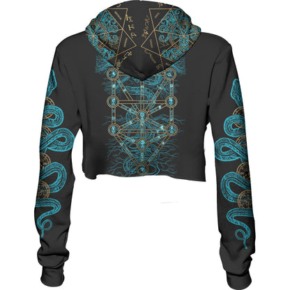 Crop Hoodie World Tree Crop Hoodie - Limited