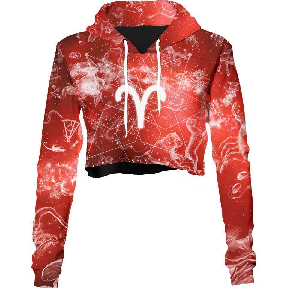 Crop Hoodie XS Aries Crop Hoodie ARIES_222A_XS