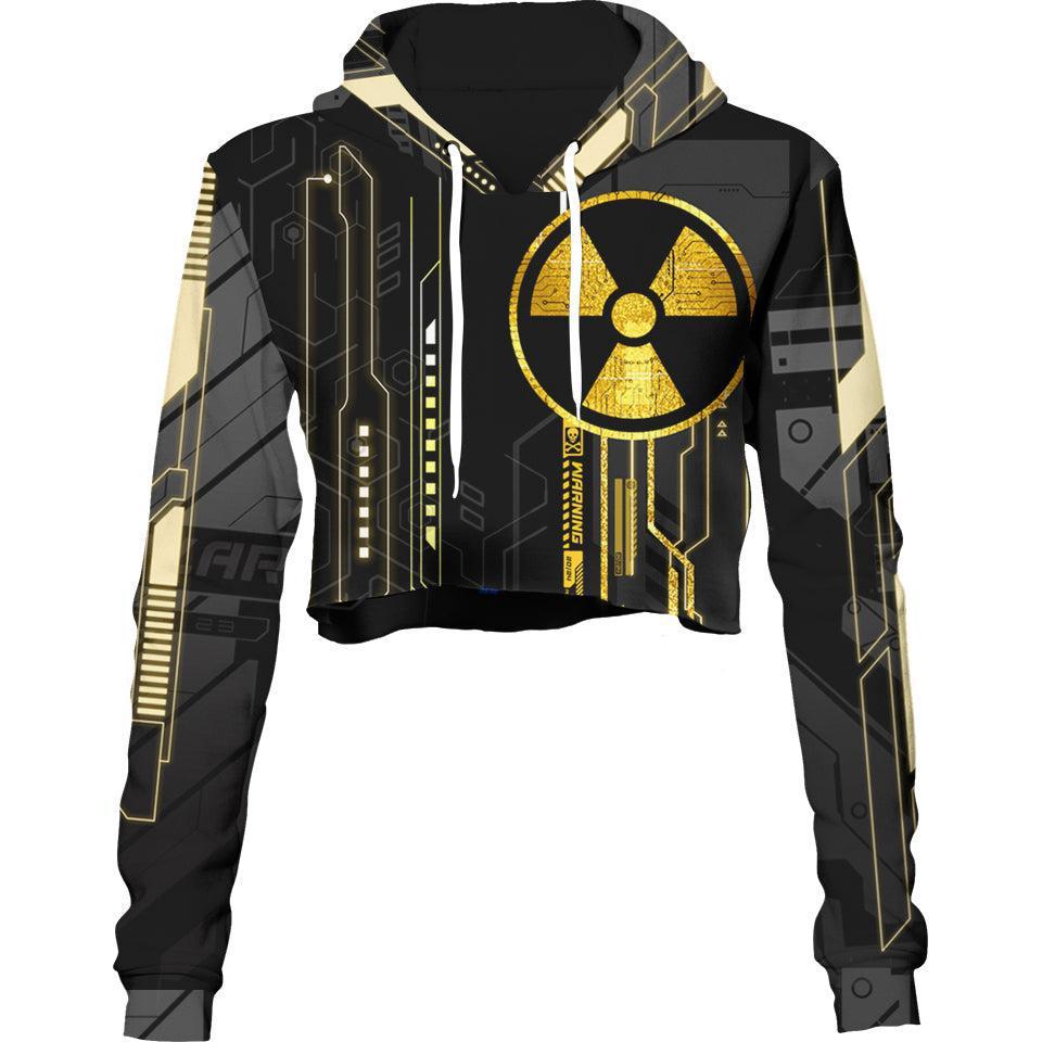 Crop Hoodie XS Atomic Crop Hoodie REACTOR_222A_XS