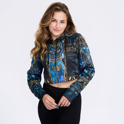 Crop Hoodie XS Bastet Crop Hoodie BASTET_222A_XS