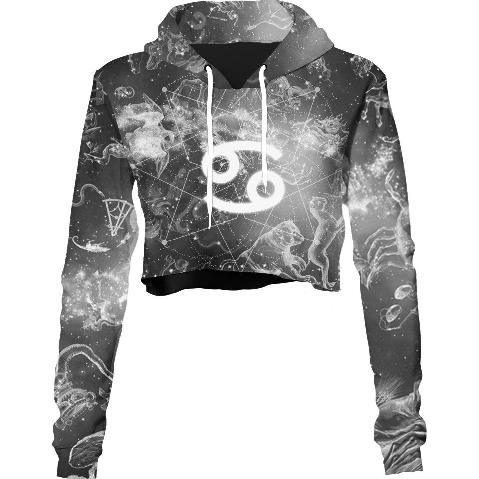 Crop Hoodie XS Cancer Crop Hoodie CANCER_222A_XS
