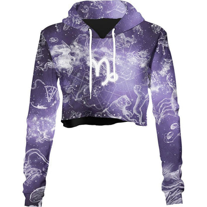 Crop Hoodie XS Capricorn Crop Hoodie CAPRICORN_222A_XS
