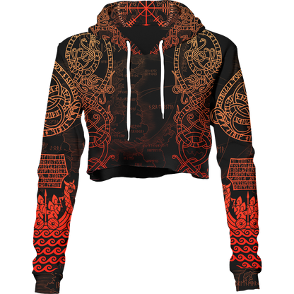 Crop Hoodie XS Drakkar Crop Hoodie DRAKKAR-BLUE_222A_XS