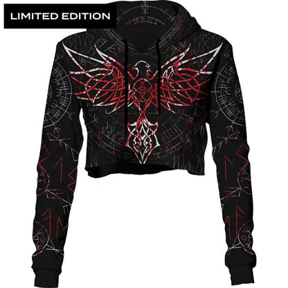 Crop Hoodie XS Eagle Crop Hoodie - Limited BLOODEAGLE_222A_XS