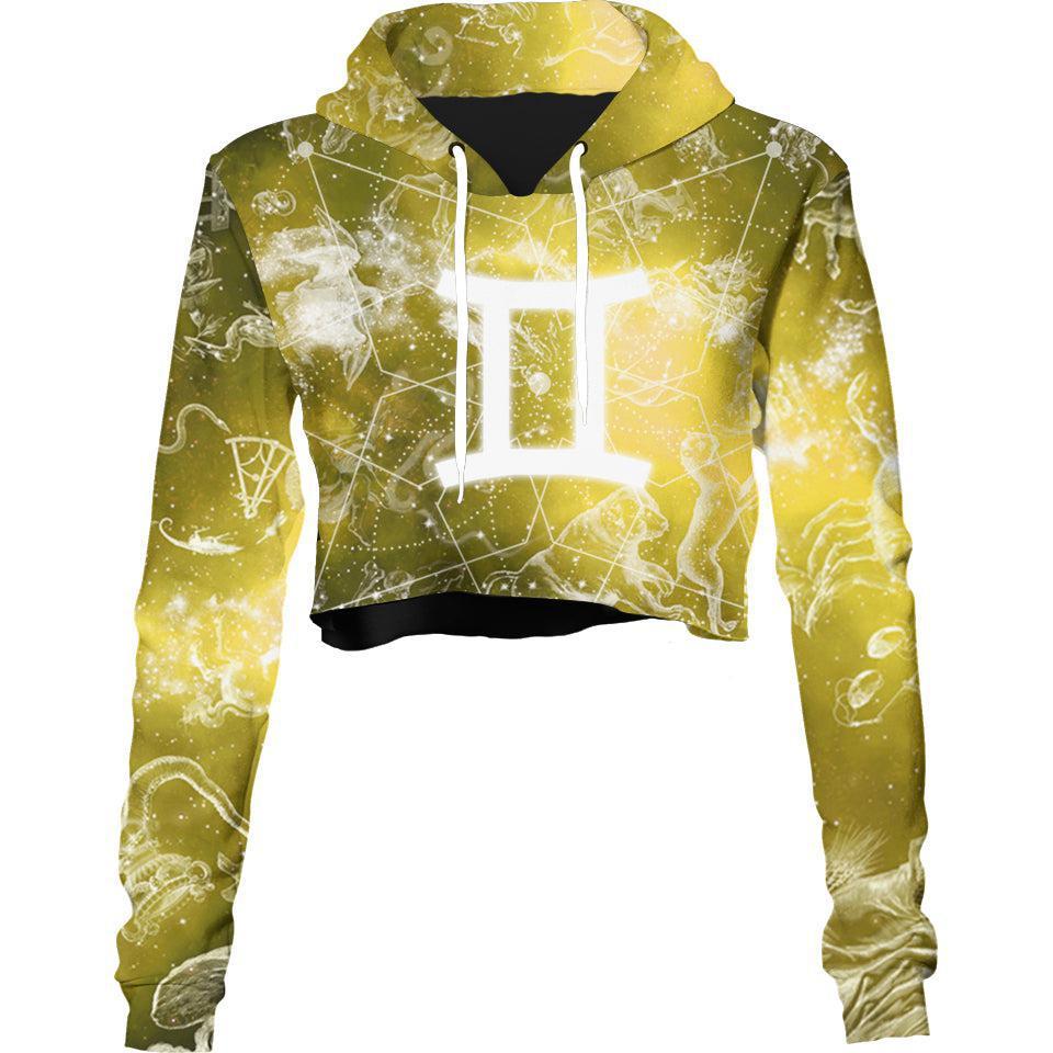 Crop Hoodie XS Gemini Crop Hoodie GEMINI_222A_XS