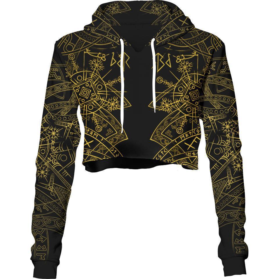 Crop Hoodie XS Helm of Disguise Crop Hoodie DISGUISE_222A_XS