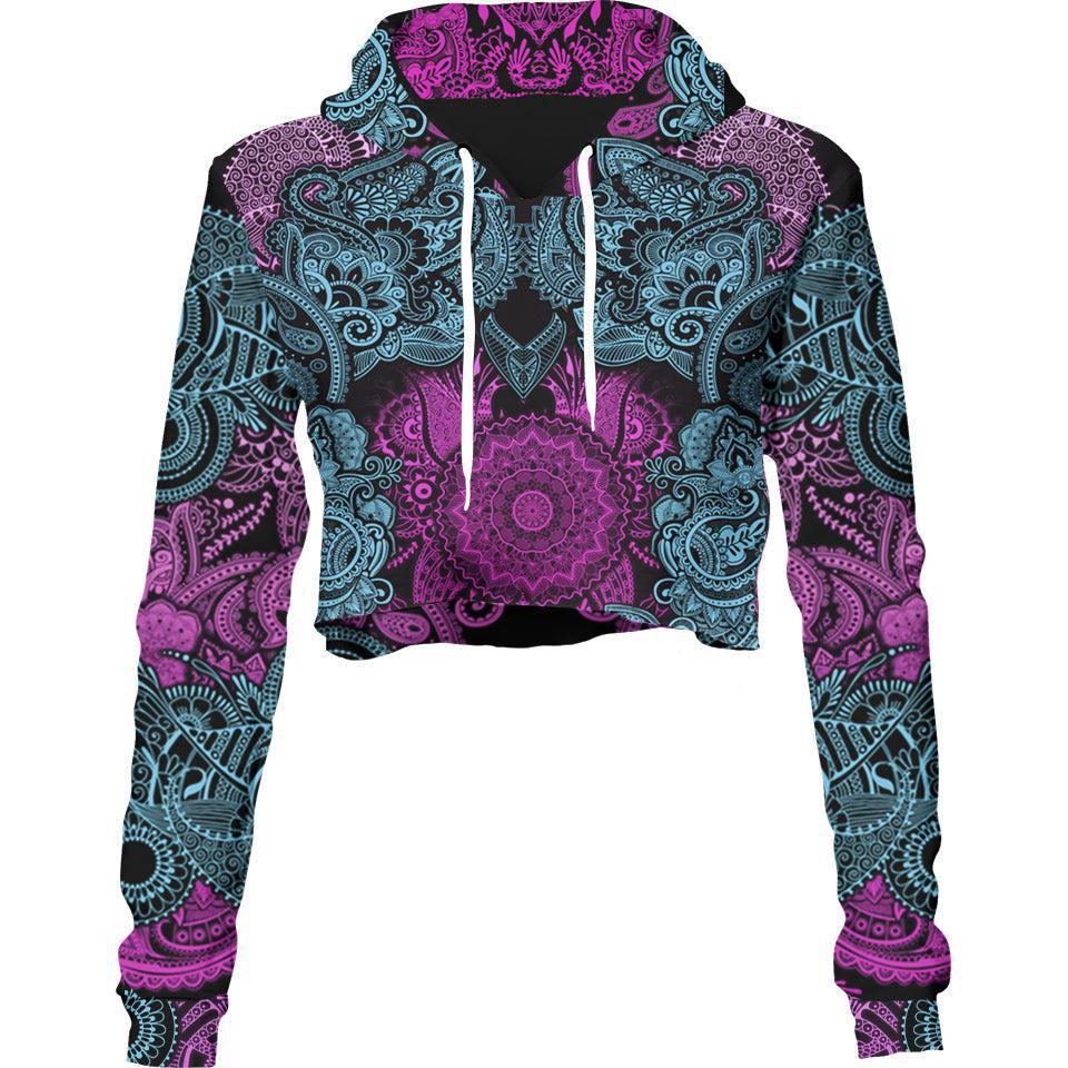 Crop Hoodie XS Kali Crop Hoodie - Lotus Edition KALI-PNK_222A_XS