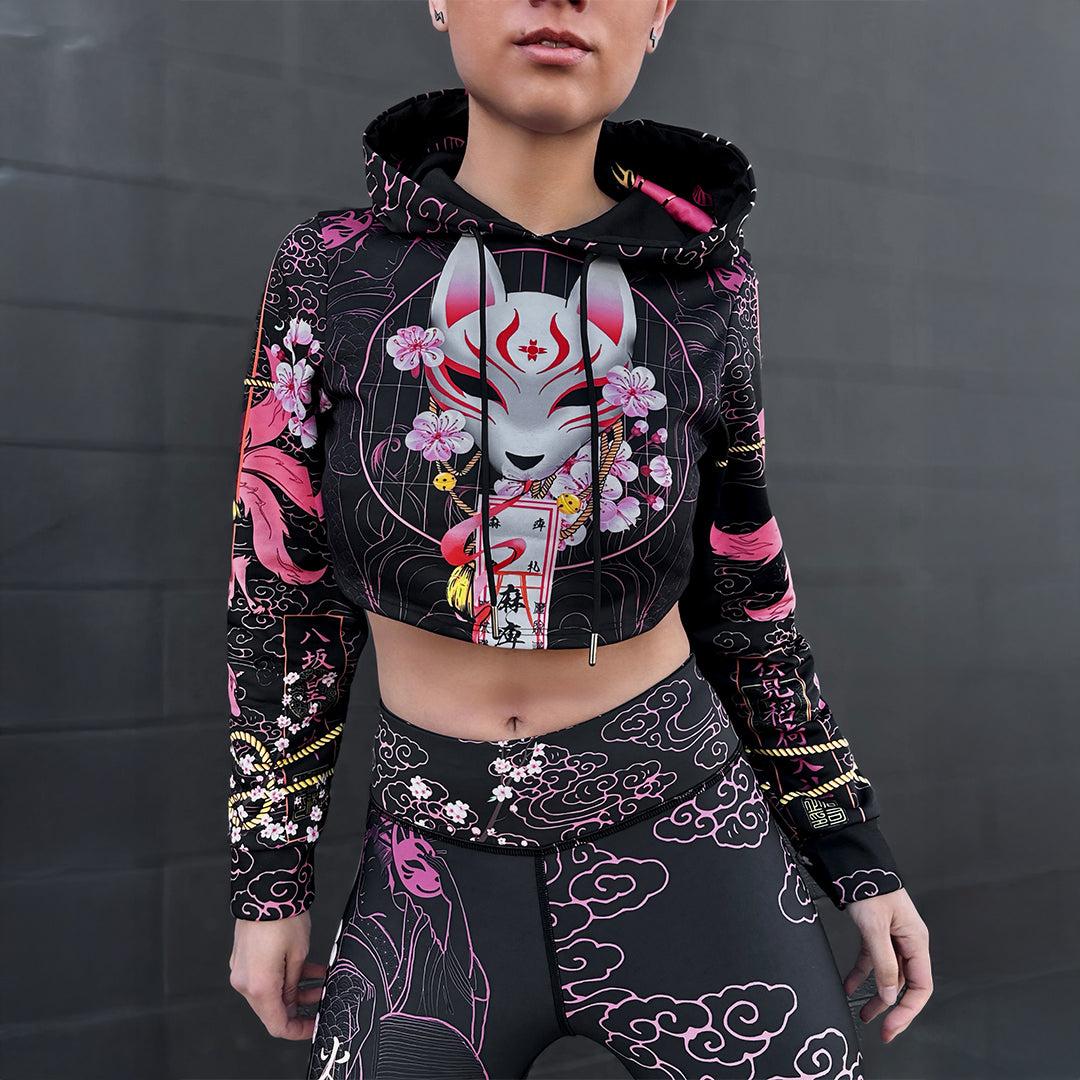 Kitsune Crop Hoodie – Lunafide