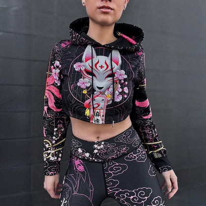 Crop Hoodie XS Kitsune Crop Hoodie 222A_CROP-HOODIE_XS_KITSUNE