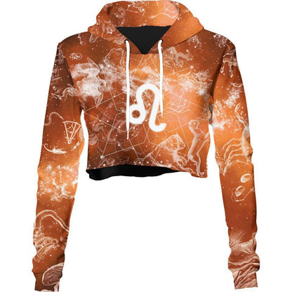 Crop Hoodie XS Leo Crop Hoodie LEO_222A_XS