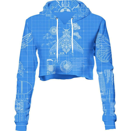 Crop Hoodie XS Swarm Crop Hoodie SWARM_222A_XS