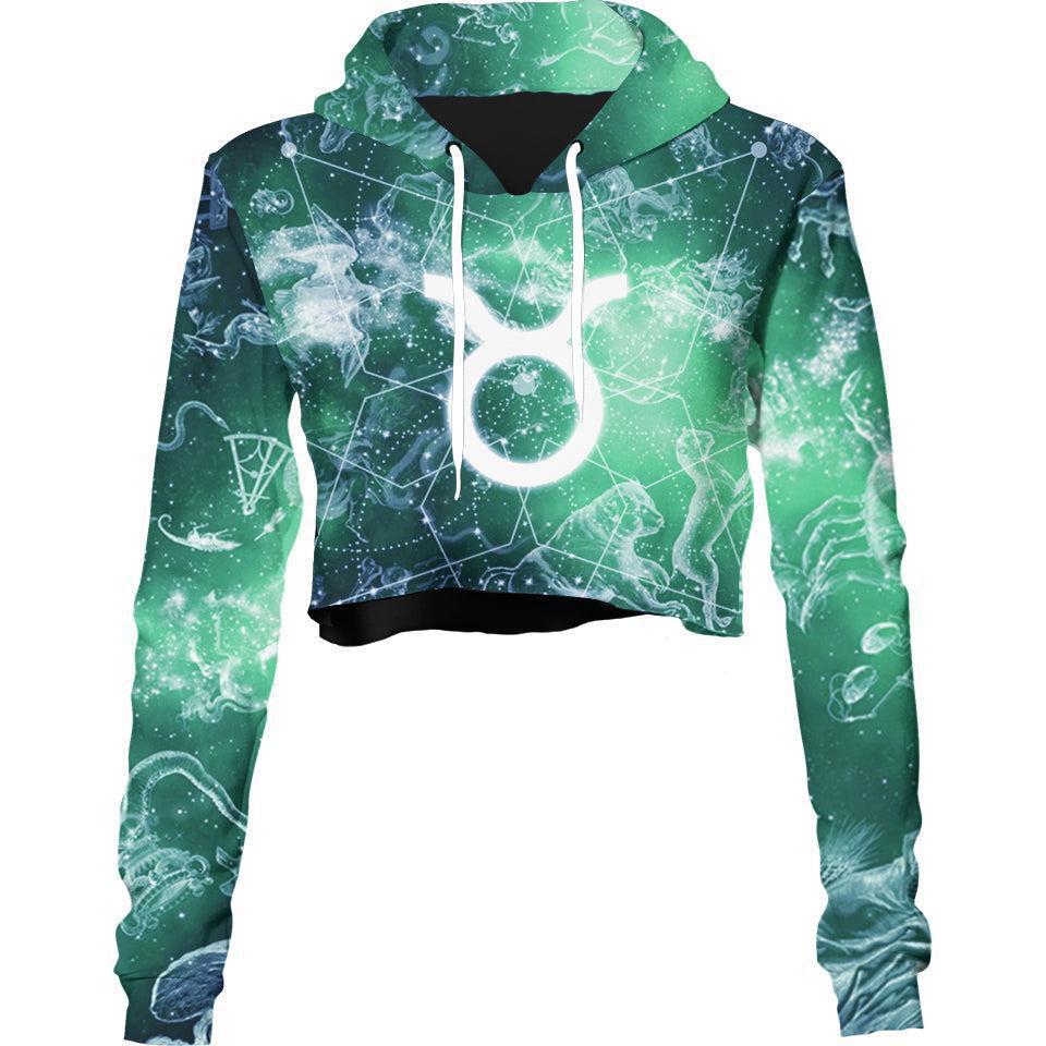 Crop Hoodie XS Taurus Crop Hoodie TAURUS_222A_XS