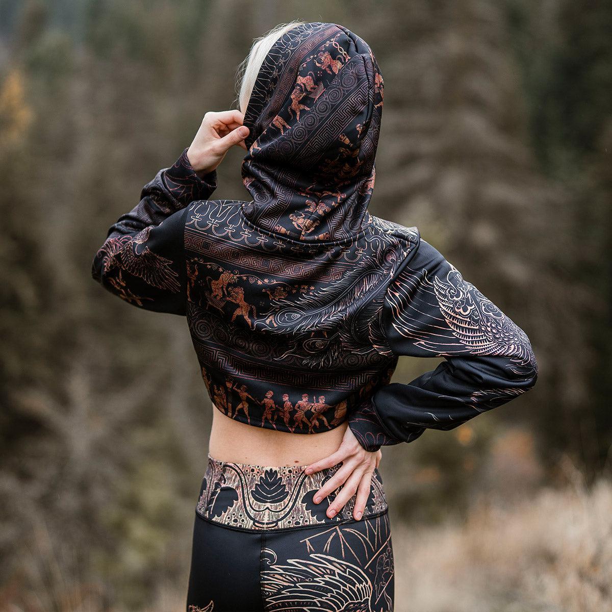 Crop Hoodie XS The Phoenix Crop Hoodie PHNX_222A_XS