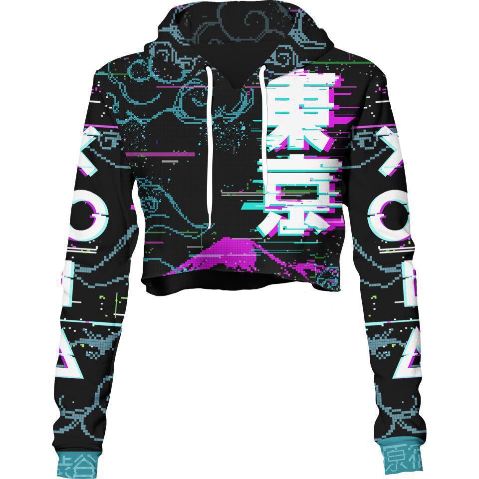 Crop Hoodie XS Tokyo Crop Hoodie TOKYO_222A_XS