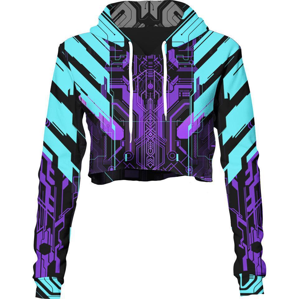 Crop Hoodie XS Ultraviolet Crop Hoodie ULTRAVI_222A_XS