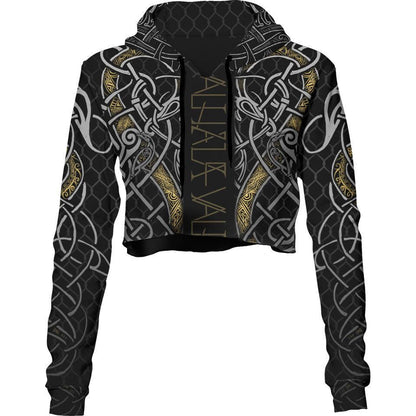 Crop Hoodie XS Valhalla Calls Crop Hoodie VALHALLA_222A_XS